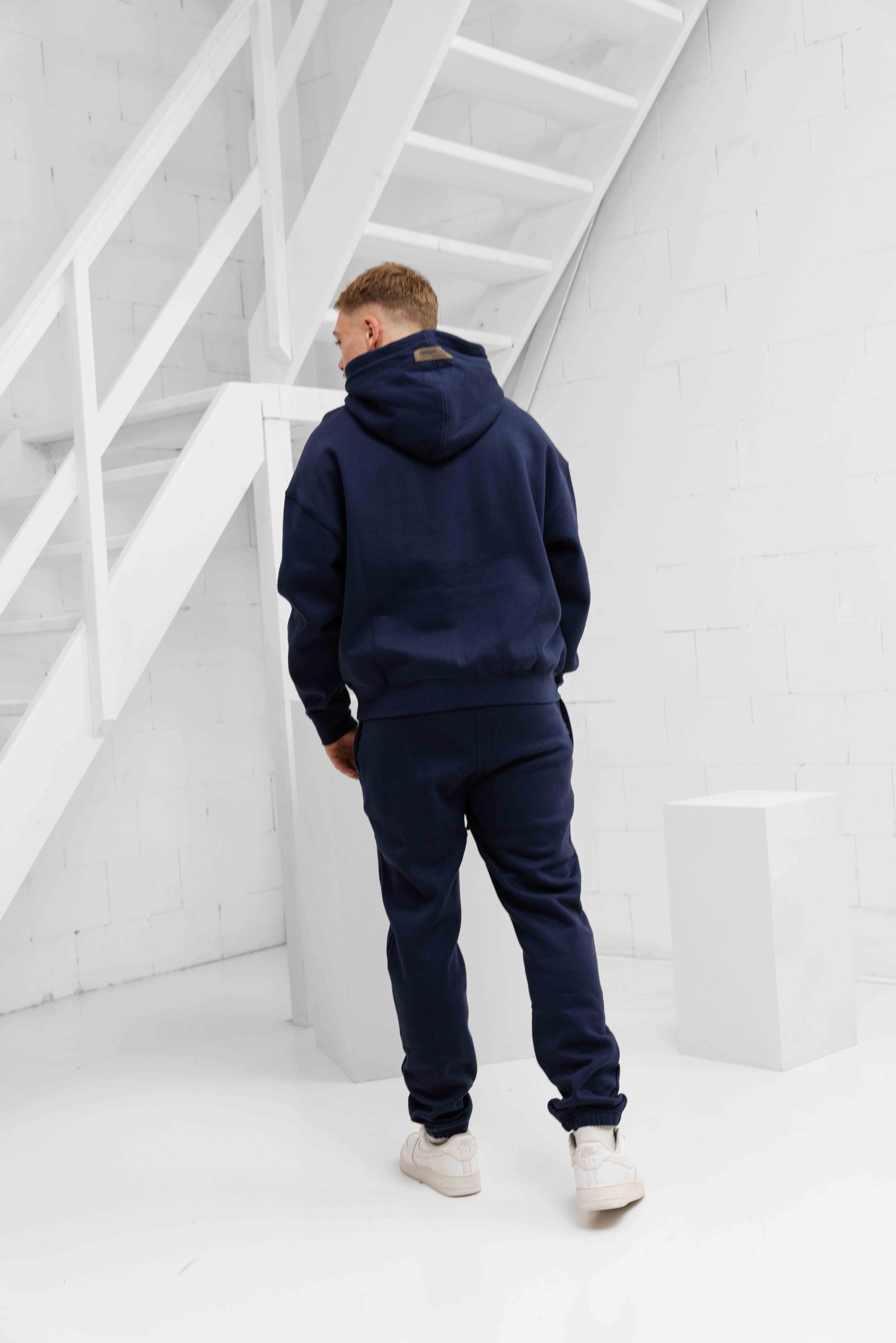 Cou7ure Essentials Basic Curve Trainingspak Heren Donkerblauw