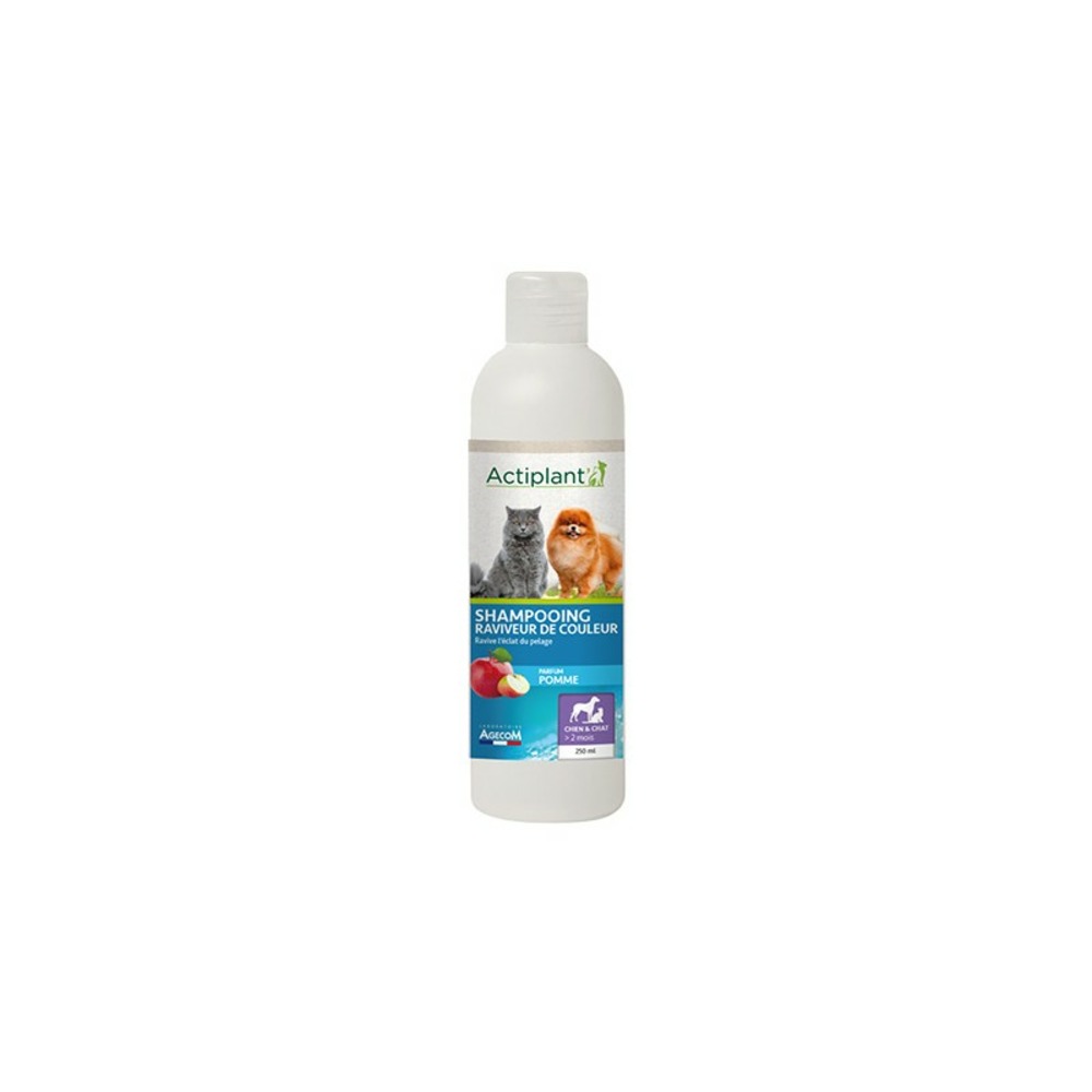 Shampooing raviveur de couleur chien et chat ' parfum pomme 250ml