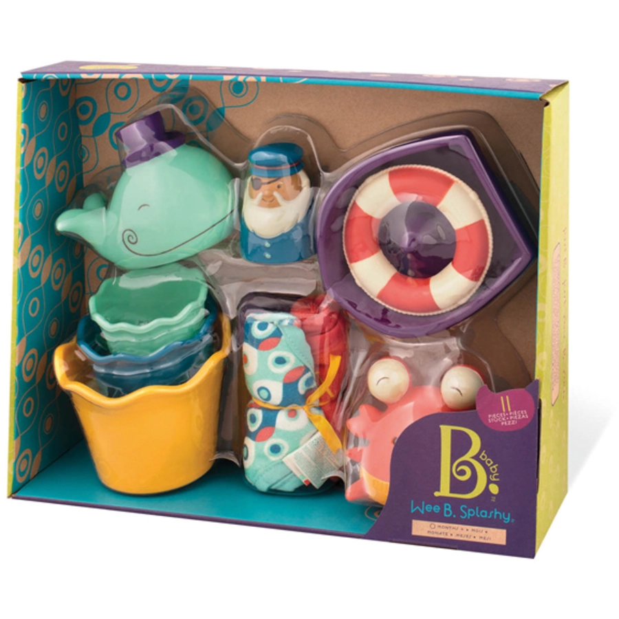 B.TOYS B. Wee B. Splashy Maritimes Wasserspielzeug Mehrfarbig