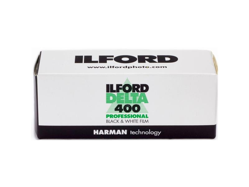 Ilford Analogfilm Delta 400 120 Hochempfindlicher panchromatischer Schwarzweissfilm