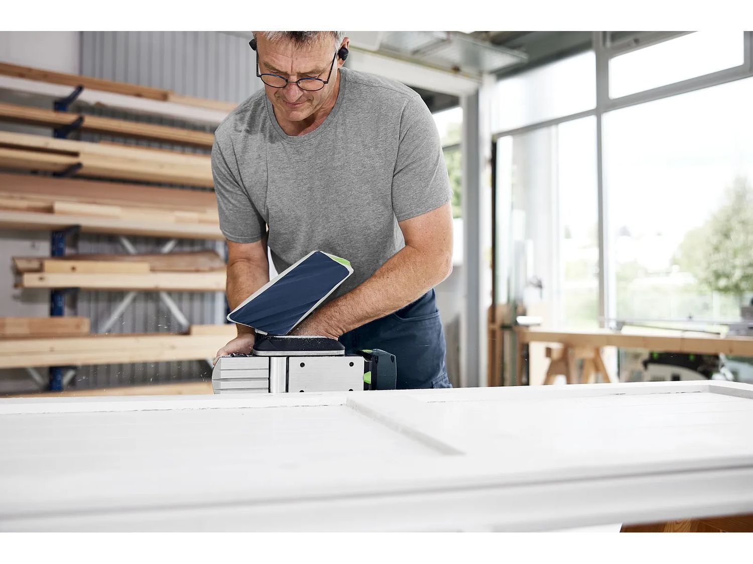 Festool HLC 82 EB-Basic-Set Accu schaafmachine - 578600