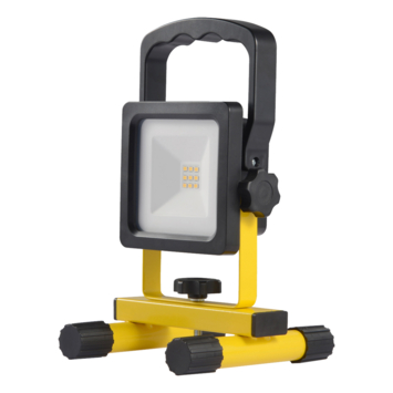 Prolight bouwlamp met oplaadbare accu 9W 700W IP54