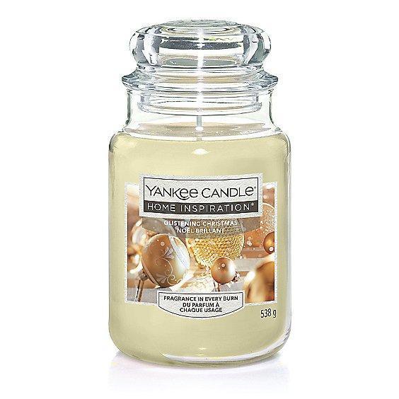 yankee candle home inspiration Glistening Christmas Geurkaars 1 Stuks