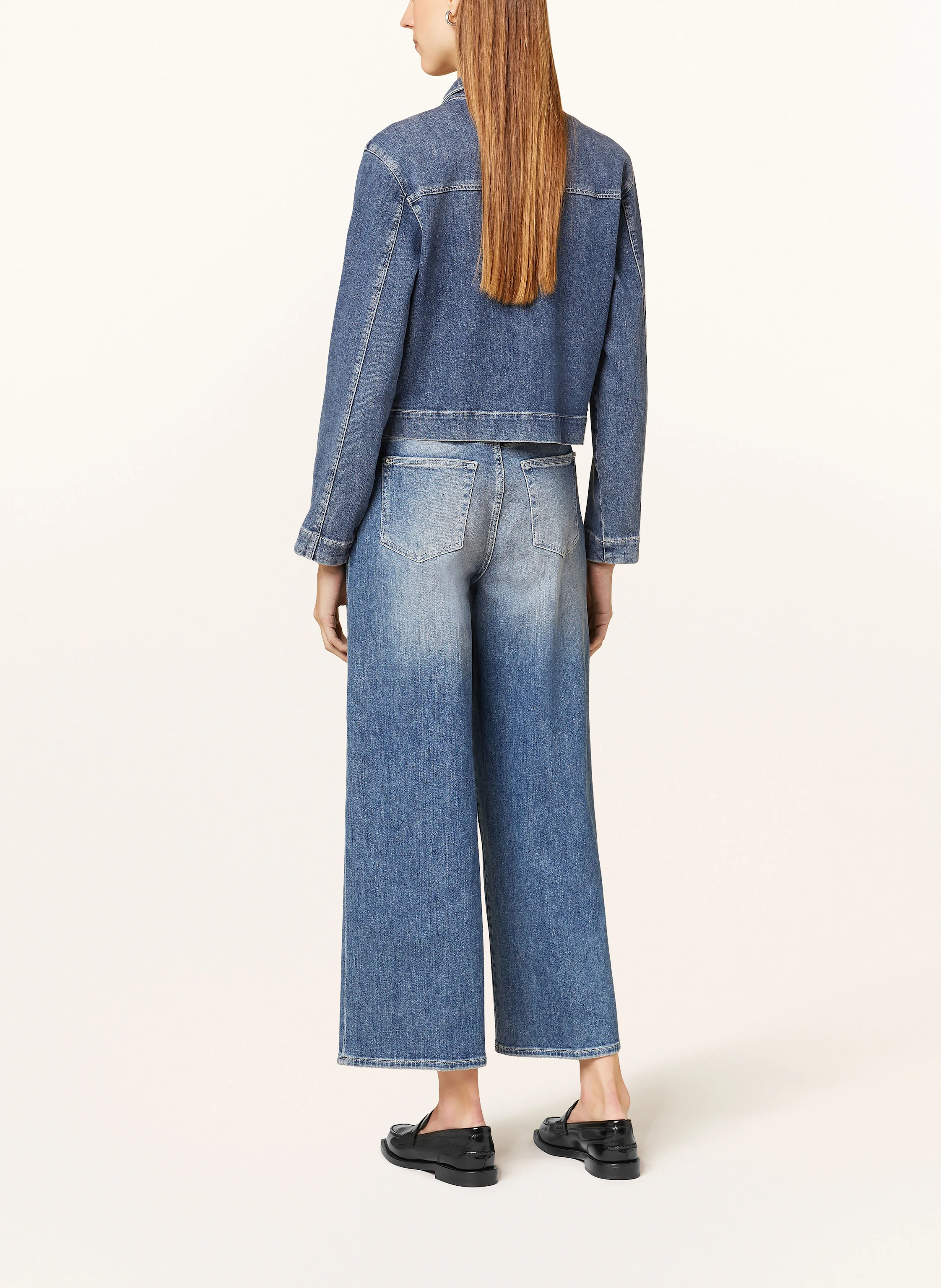 comma casual identity Cropped-Jeansjacke