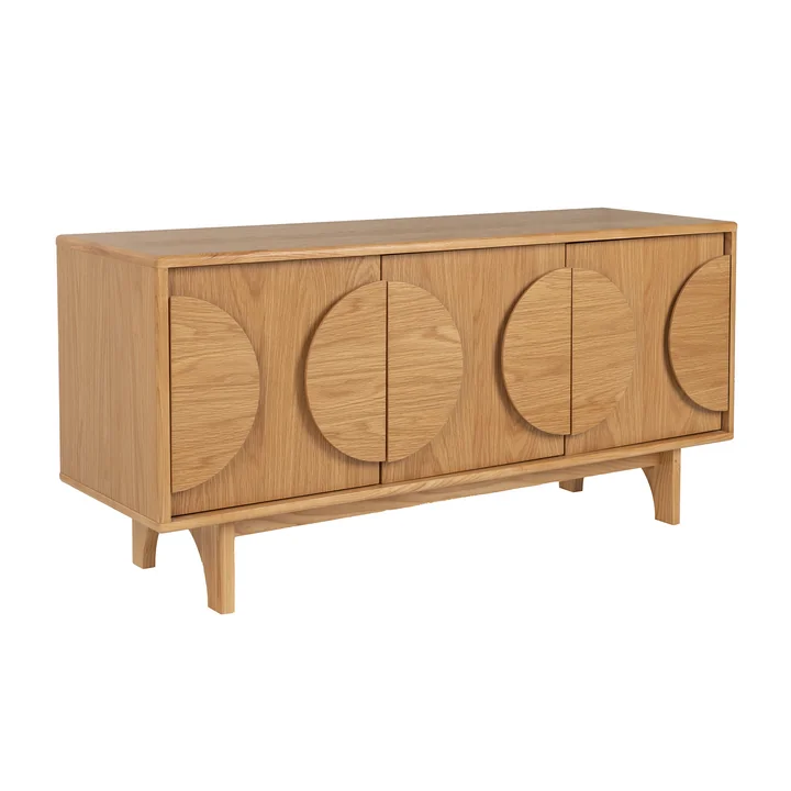 Zuiver - Groove Sideboard mit 3 Türen, Eiche