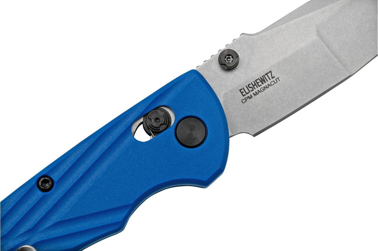 Hogue Deka 24363, Magnacut Wharncliffe Stonetumble Blue Polymer, zakmes