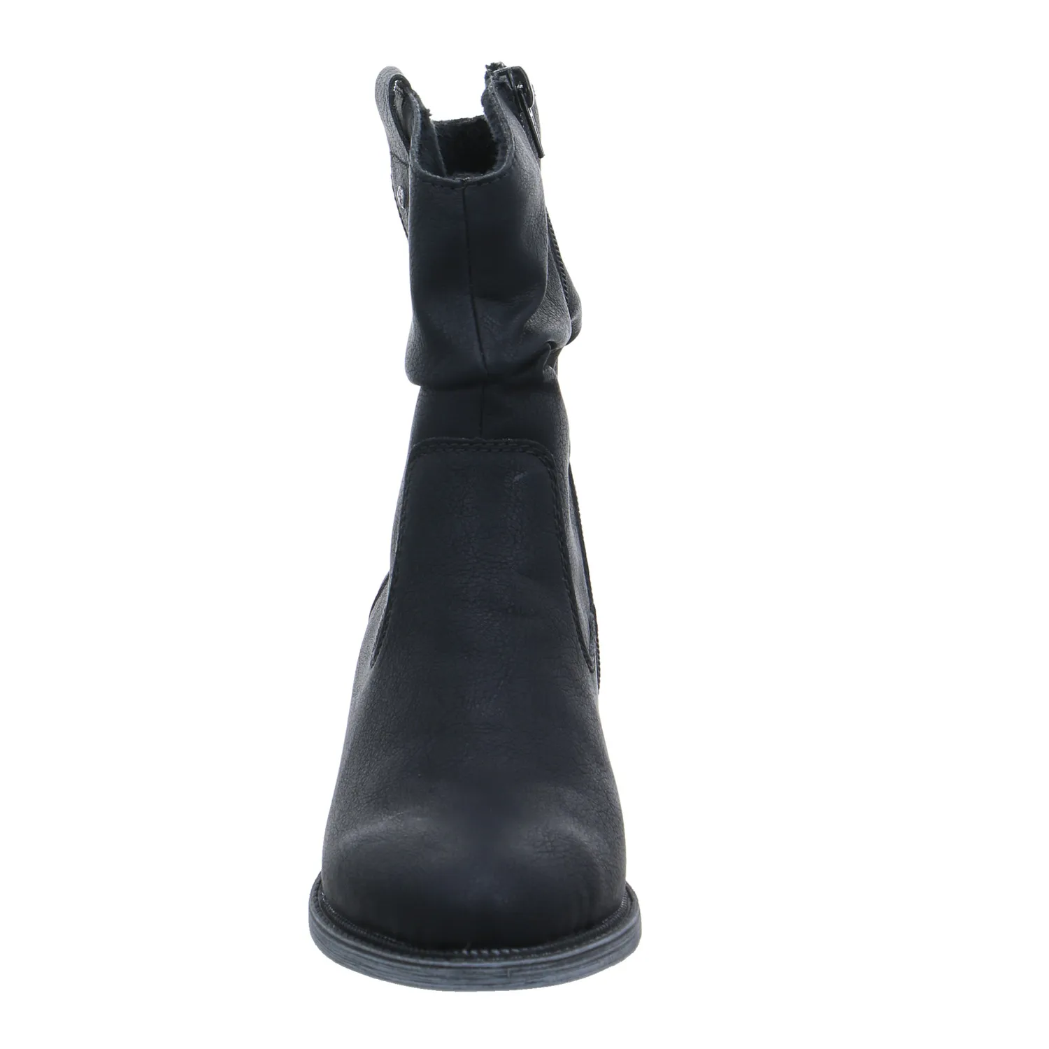RIEKER Stiefelette Schwarz Lederimitat