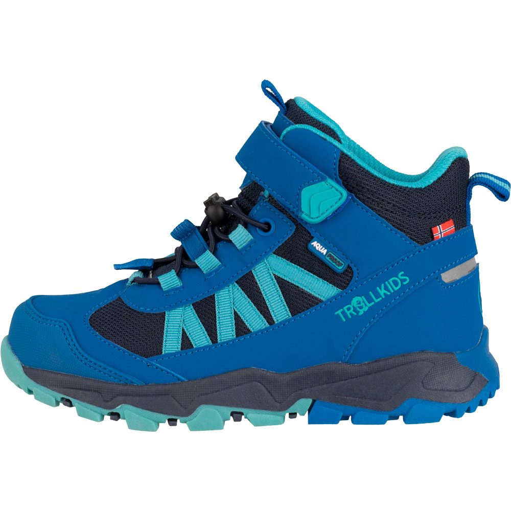 Trollkids Tronfjell Hiker Mid Wanderschuhe Kinder cobalt blue