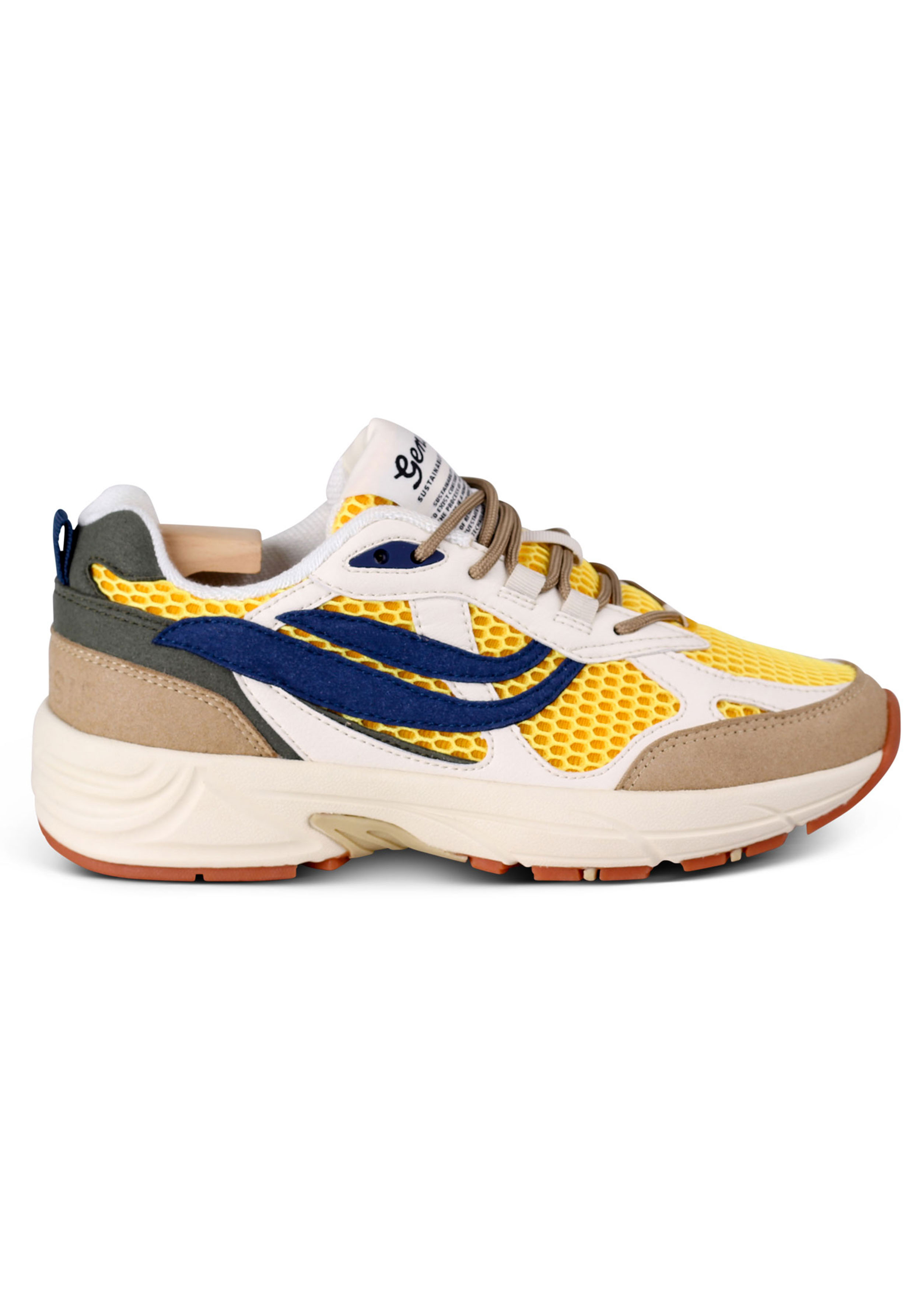 Genesis Sneaker G-Eco '99 2-Tone Mesh Sand/White/Yellow