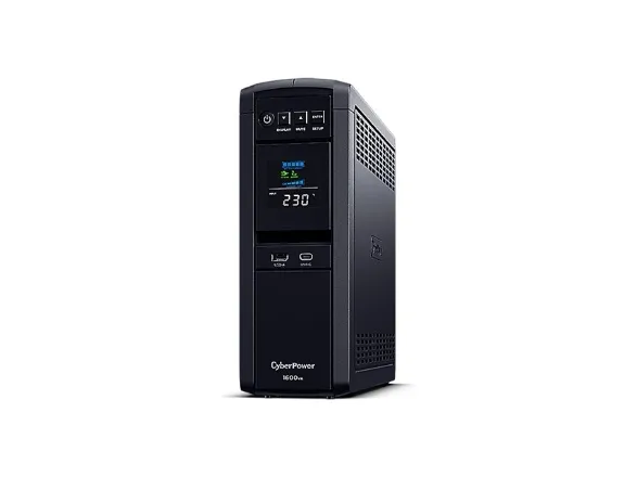 CyberPower - UPS - AC 220/230/240 V - 1000 Watt - 1600 VA - 1 x batteri - Blysyre - USB, RS-232 - output-stikforbindelser: 6
