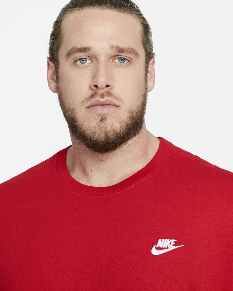 T-shirt Nike Sportswear Club Rouge pour homme