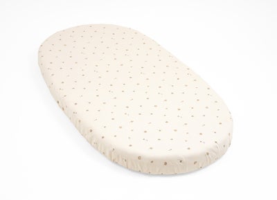 Stokke Sleepi Seng V3 Stretchlaken, Flower Ecru