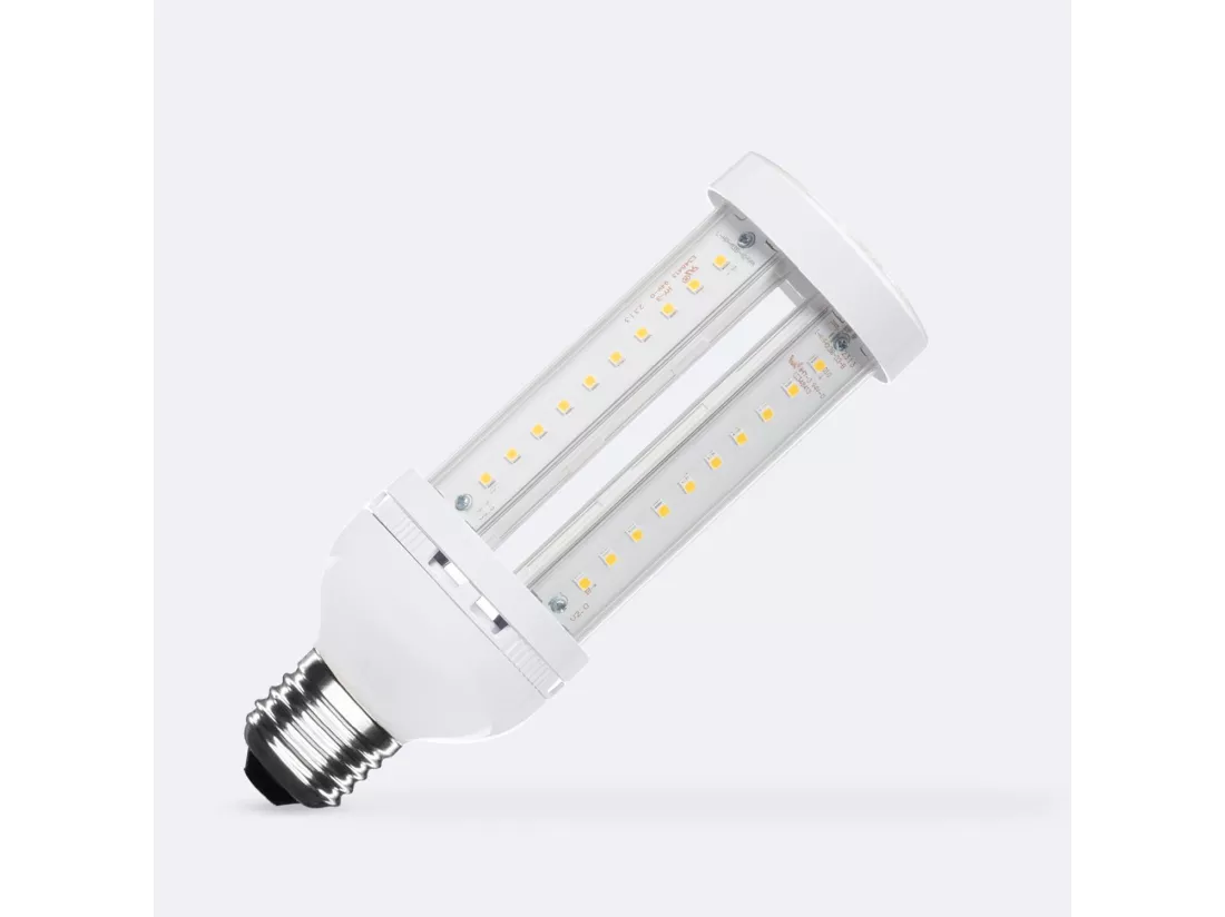 Ampoule LED Éclairage Public Corn E27 17.5W IP64 2700K Blanc chaud
