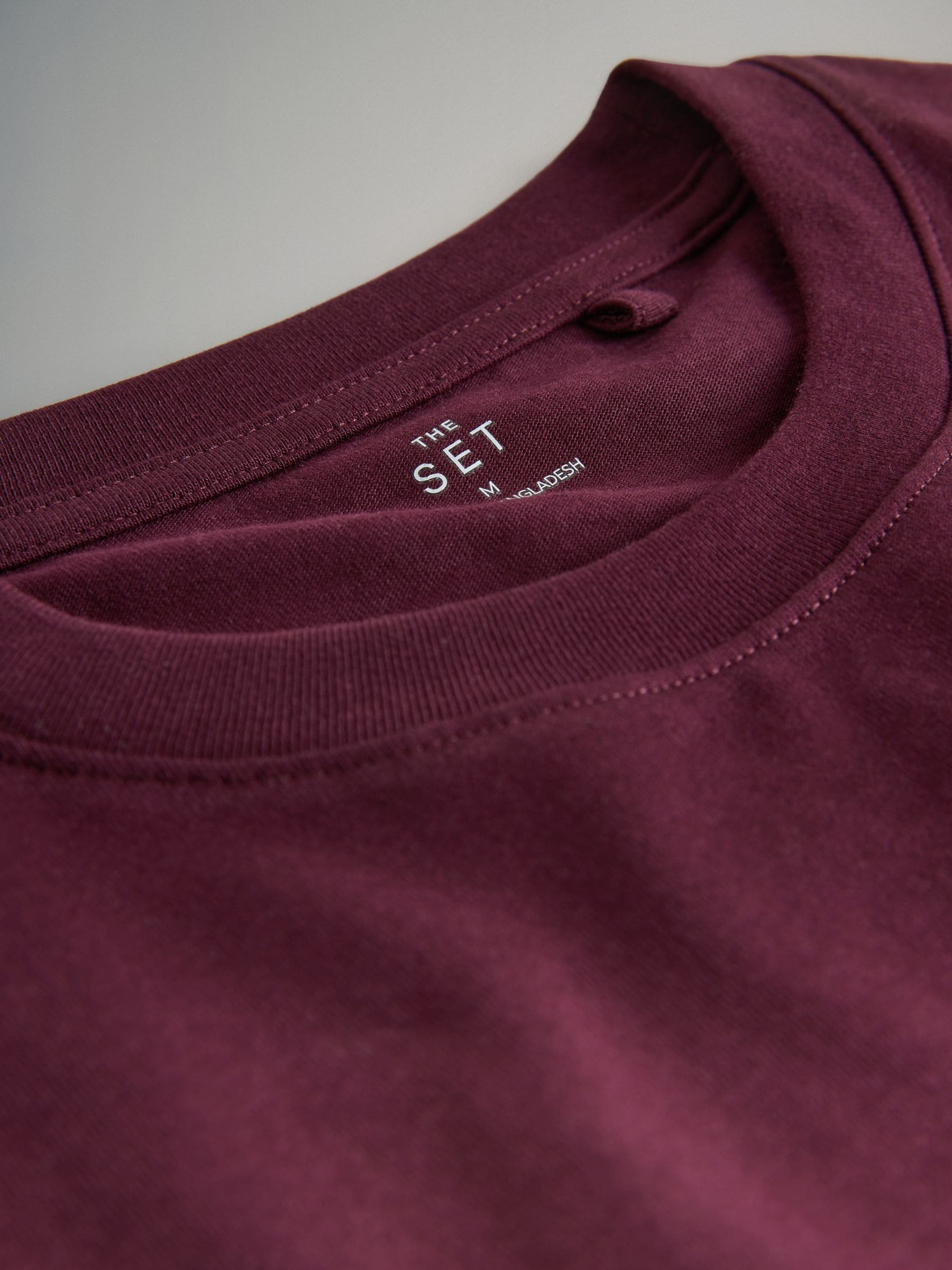 Chocoladebruin/Bessen/Strepen/Crème - The Set 4 Pack Heavyweight Relaxed Long Sleeve T-Shirts