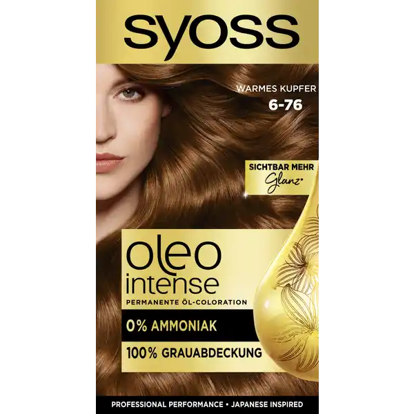 Professional Performance Oleo Intense Permanente Öl-Coloration 6-76 Warmes Kupfer