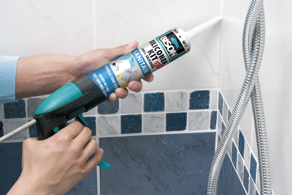 Bison Siliconenkit Sanitair - 310 Milliliter - wit