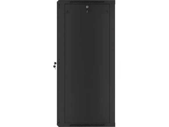 Lanberg - Rack kabinet - vægmonterbar - sort, RAL 9004 - 27U - 19