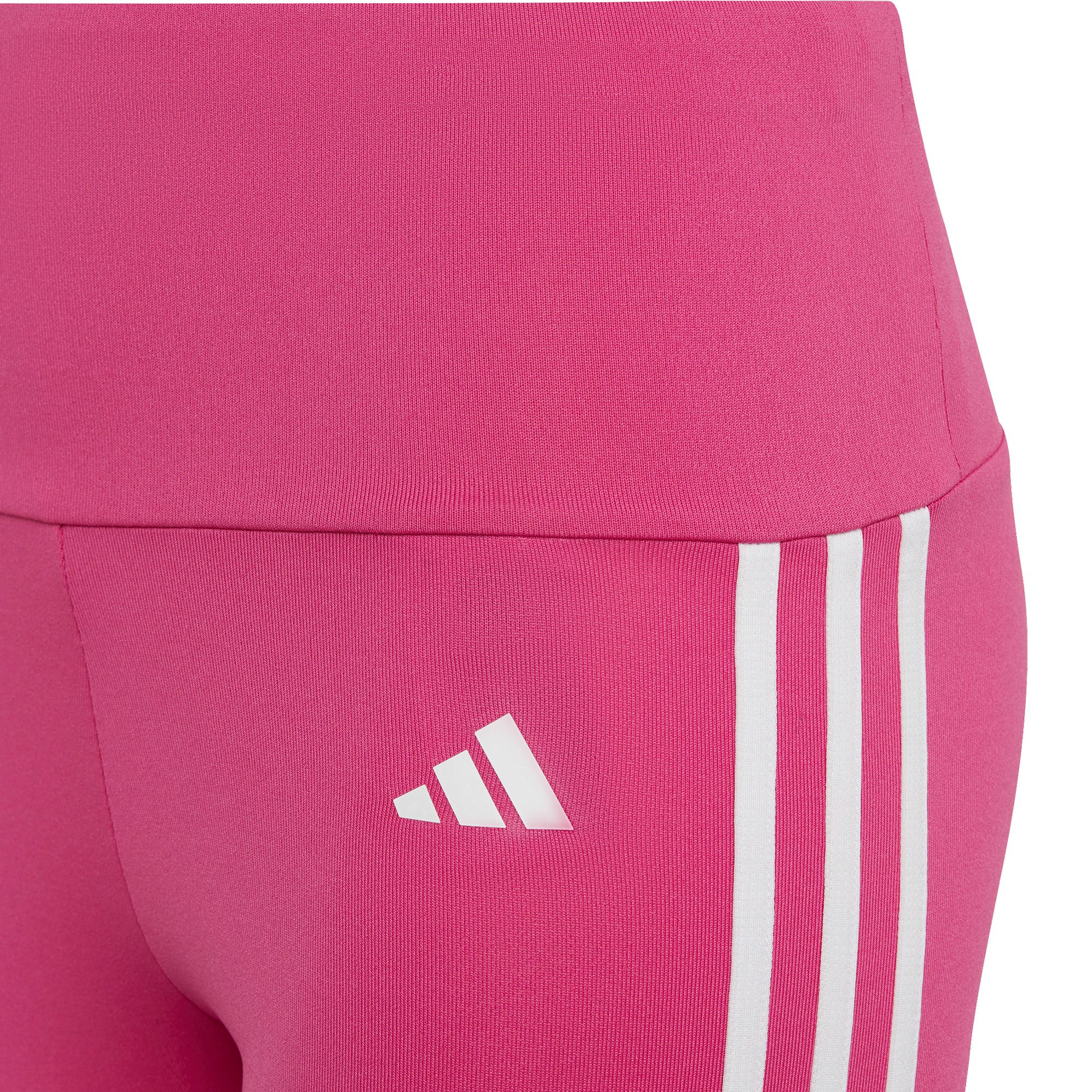 adidas Train Essentials 3-Streifen High-Waisted Tights Mädchen semi lucid fuchsia