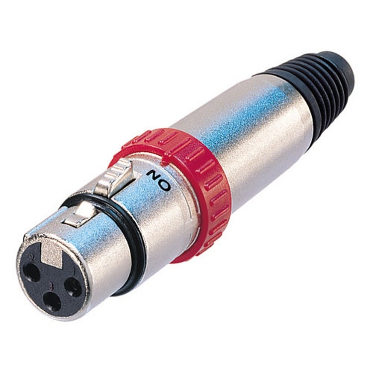 Neutrik NC3FX-S kabeldeel 3p female