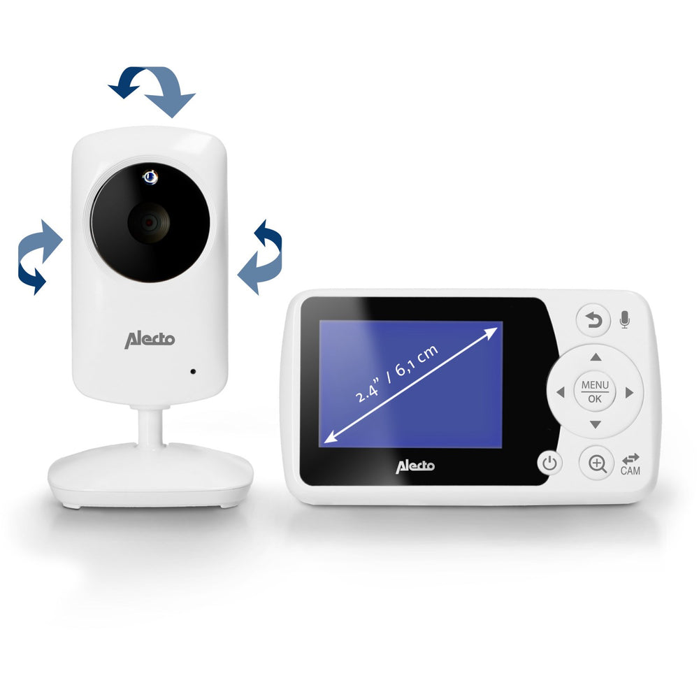 Køb Alecto Video Babyalarm Med 2,4 Tommer Farve Display