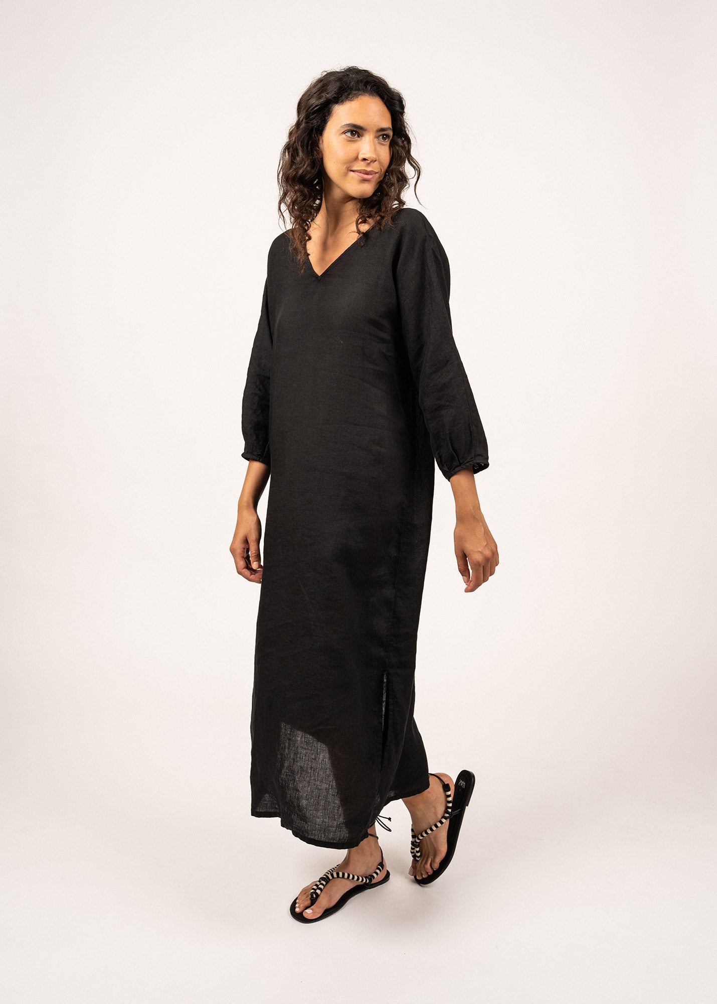 Robe longue en lin Revelyne