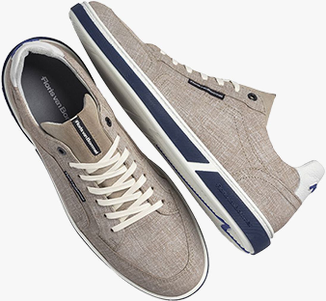 FLORIS VAN BOMMEL bruine floris van bommel lage sneakers sfm-10202