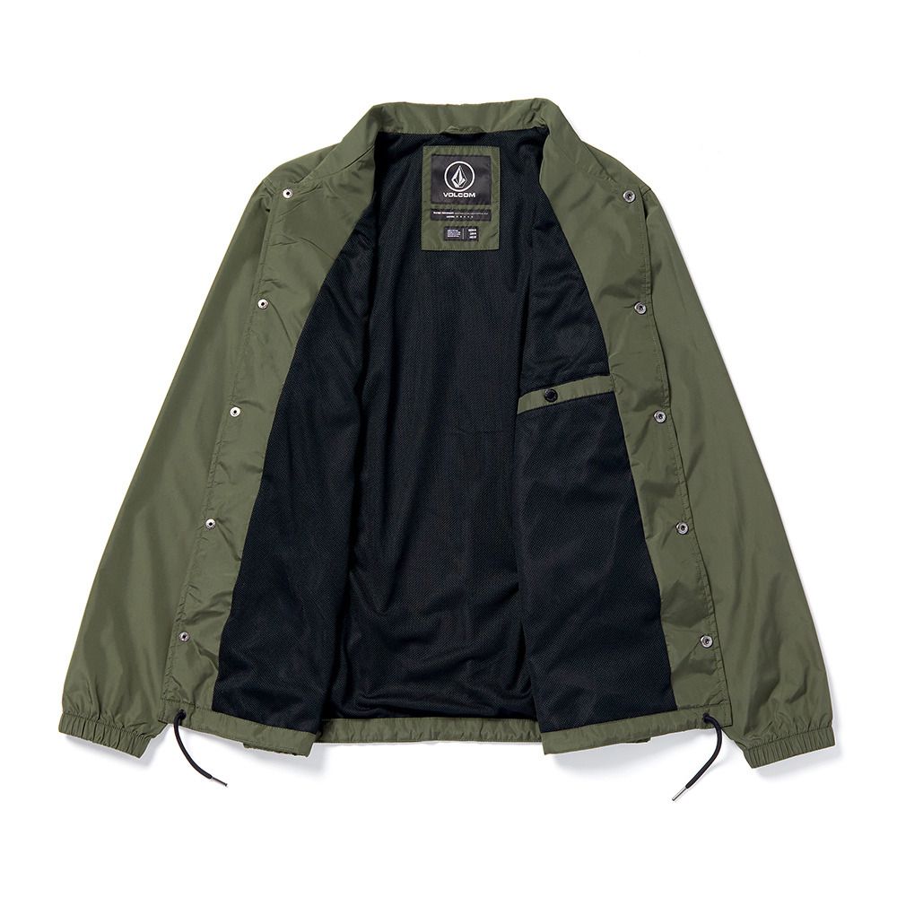 Volcom SKATE VITALS COACHES - Veste Homme squadron green