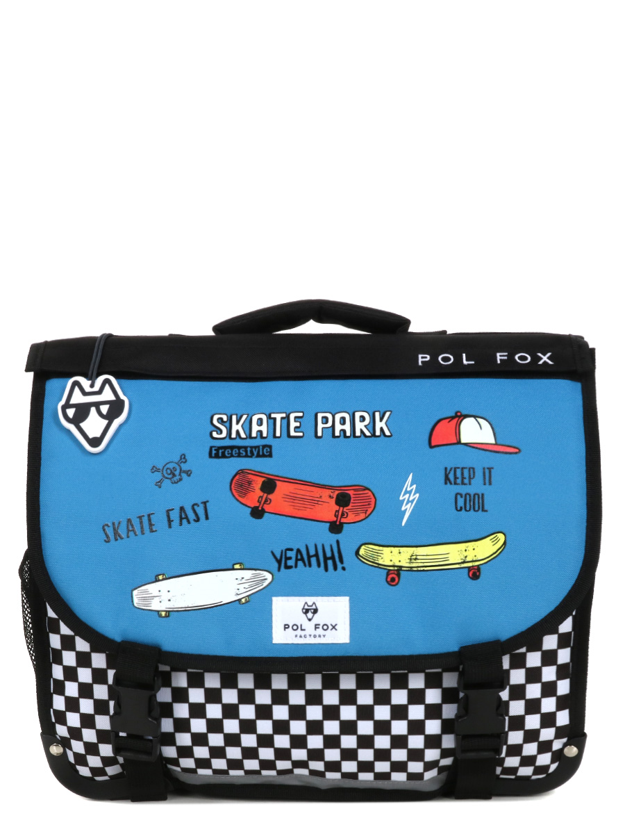 Cartable RÀversible Pol Fox Skate 2 - 38 cm