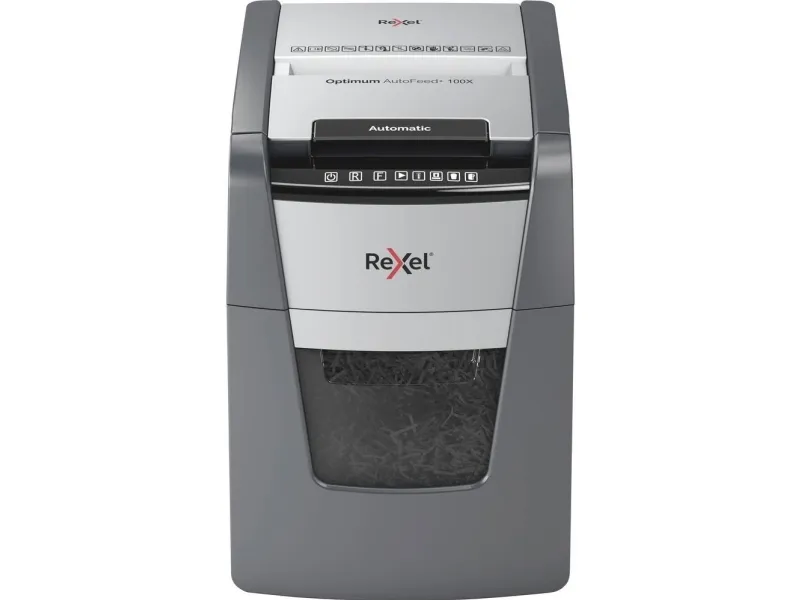 Makulator Rexel Optimum AutoFeed  100X krydsmakulering 4x28 mm (P-4)