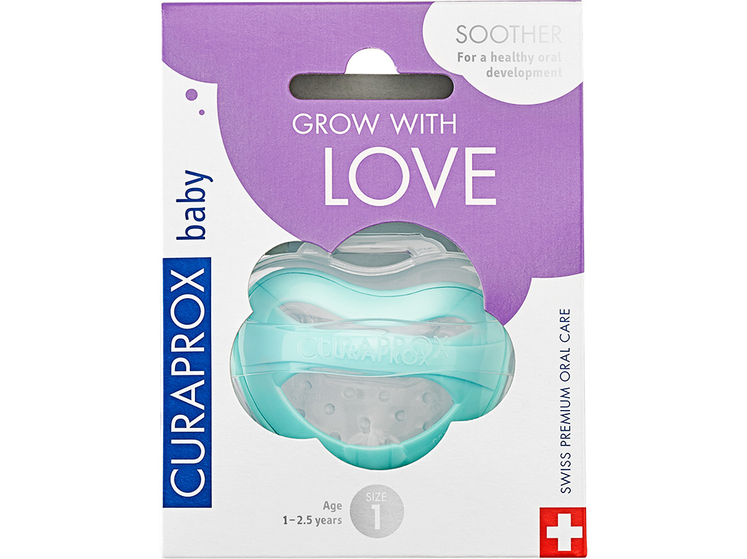 CHUPETAS CURAPROX BABY TURQUESA TAM 1