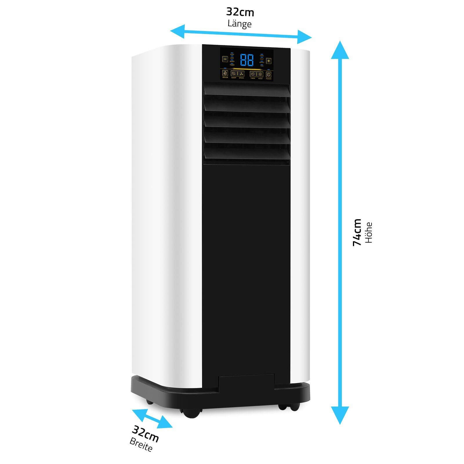 Home Deluxe Mokli Klimaanlage XL 9.000 BTU