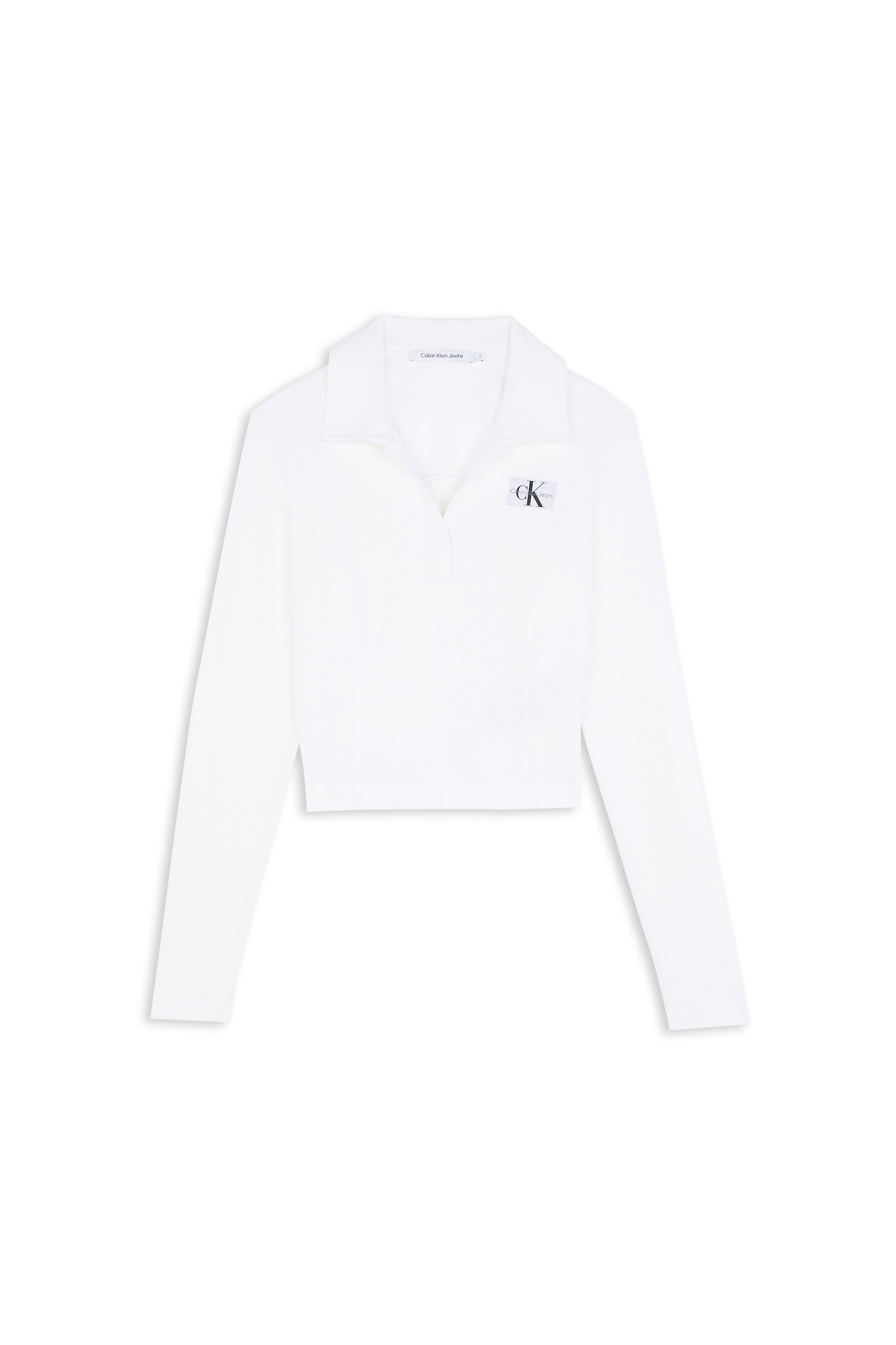 CALVIN KLEIN JEANS Polo POLO COLLAR MILANO  Blanc