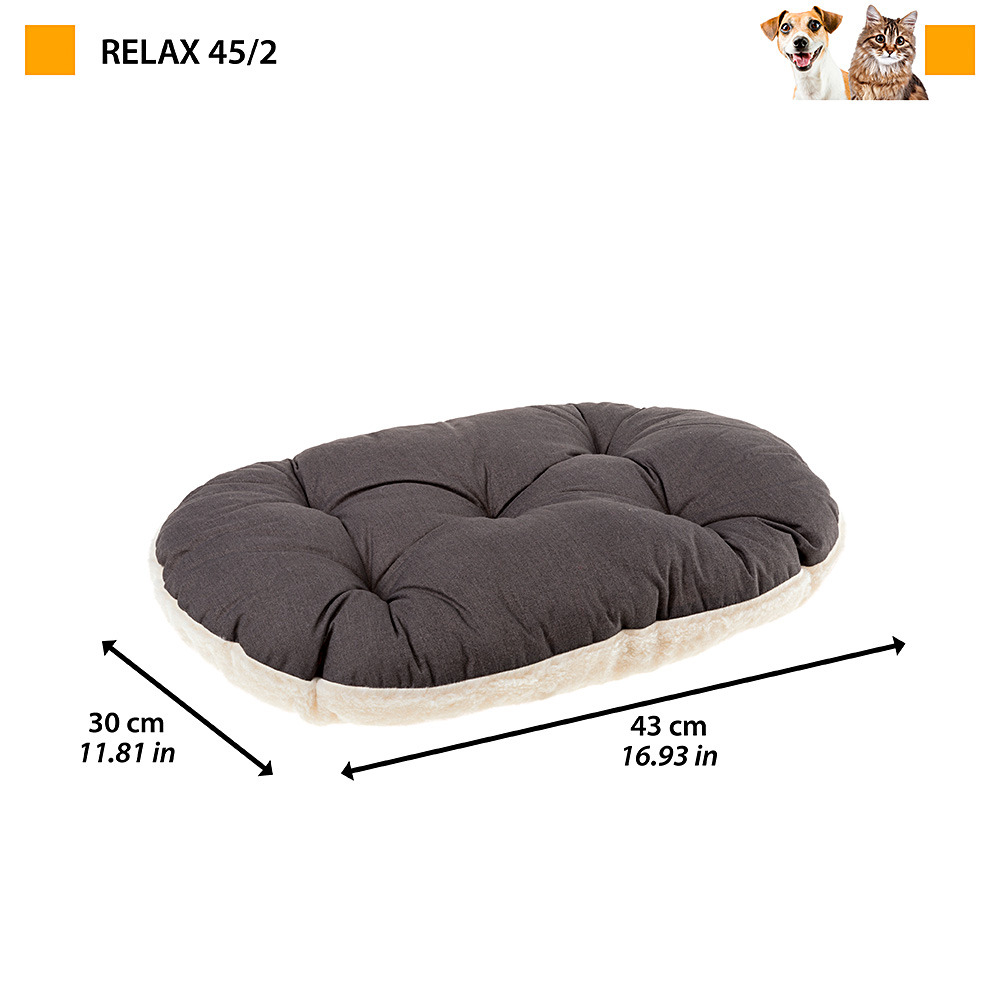 Ferplast panier chien chat - coussin pour chien chat - lavable en machine - tapis chien chat pour niches et voitures - lit pour