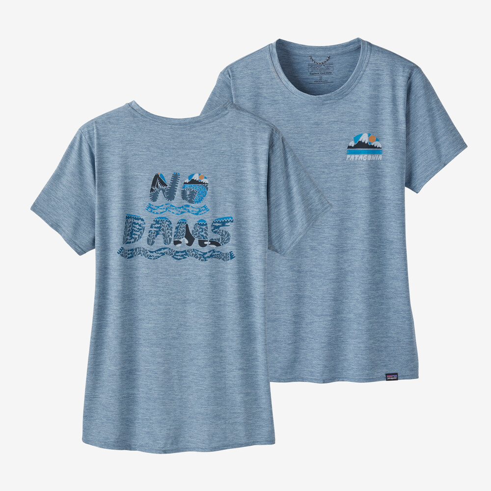 Damen-Shirt „Capilene Cool Daily Graphic“ – Waters