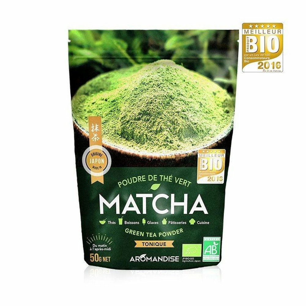 Thé vert bio matcha en poudre 250 g