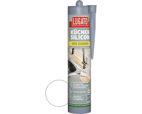 Lugato Keuken Siliconen, Rubberachtig, Transparant, 310 ml