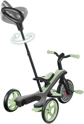 Globber Trehjulssykkel Explorer Sammenleggbar 4-in-1, Sage