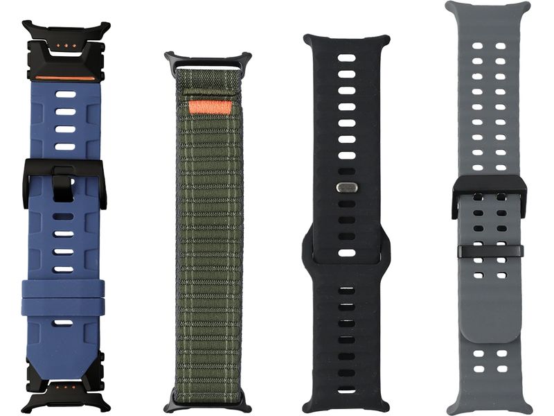 4smarts Watchband 4er Set Alpha für Samsung Galaxy Watch Ul Watchband 4er Set Alpha für Samsung Galaxy Watch Ultra, Schutzhülle im Set enthalten, Aufbewahrungstasche, Austauschbare Armband