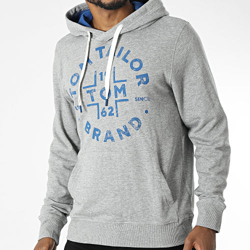 Sweat Capuche 1034360 Gris Chiné