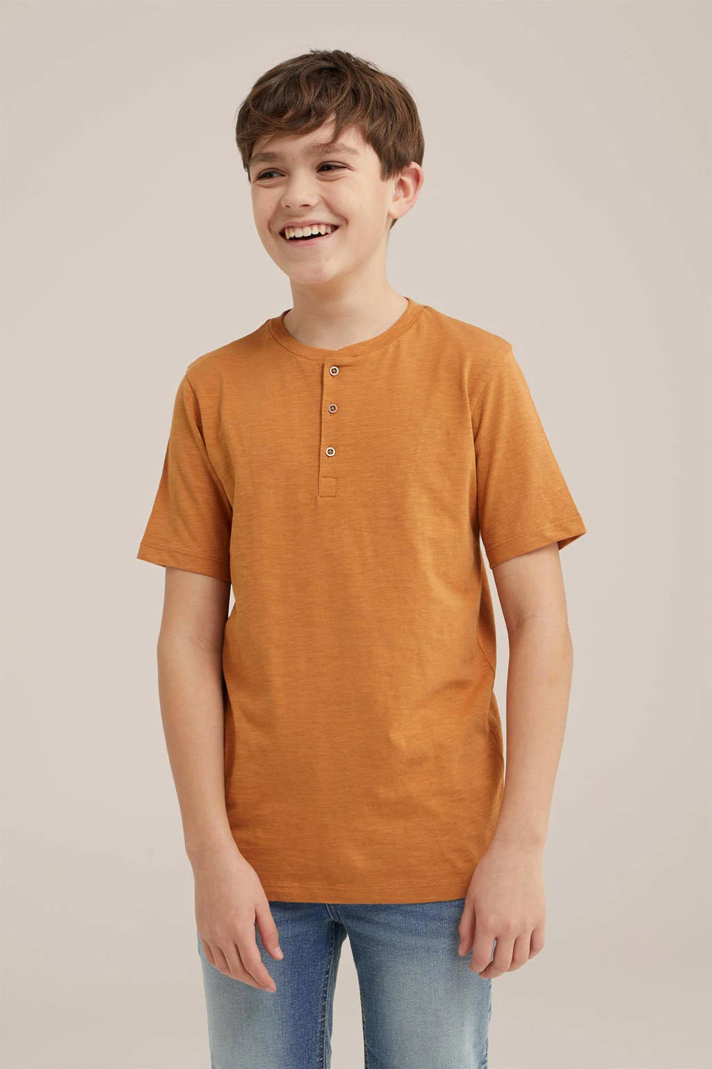 WE Fashion T-shirt oranje