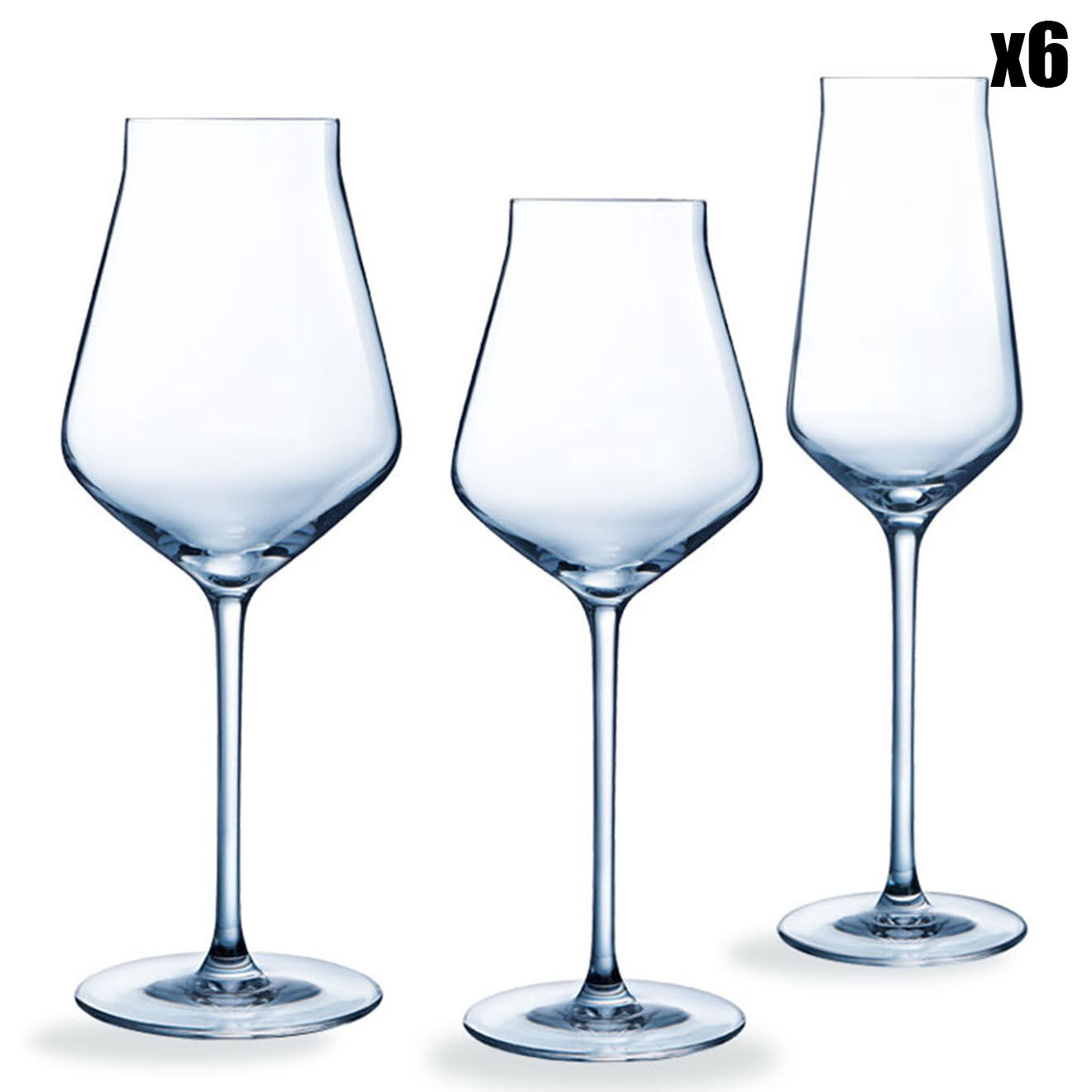 Chef & Sommelier Ensemble de verres Reveal Up - 18 pièces transparents