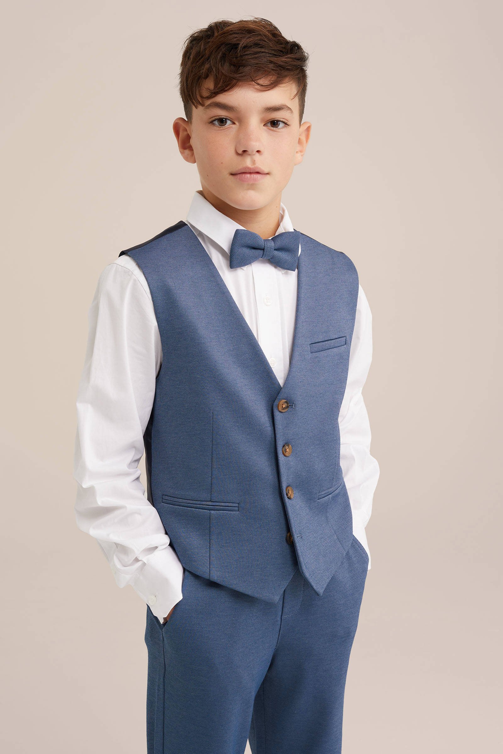 WE Fashion gilet blauw
