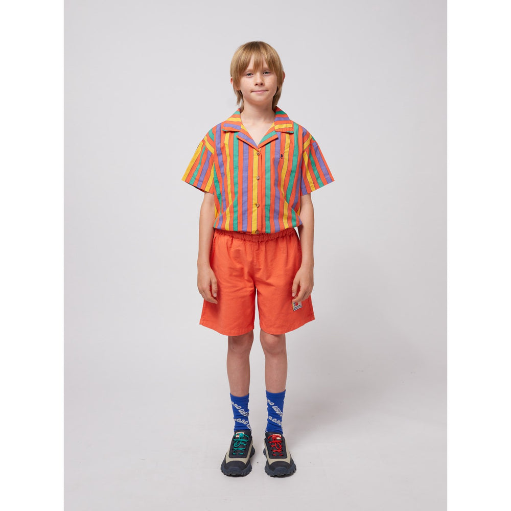 Køb Bobo Choses Red Smiling Woven Bermuda Shorts