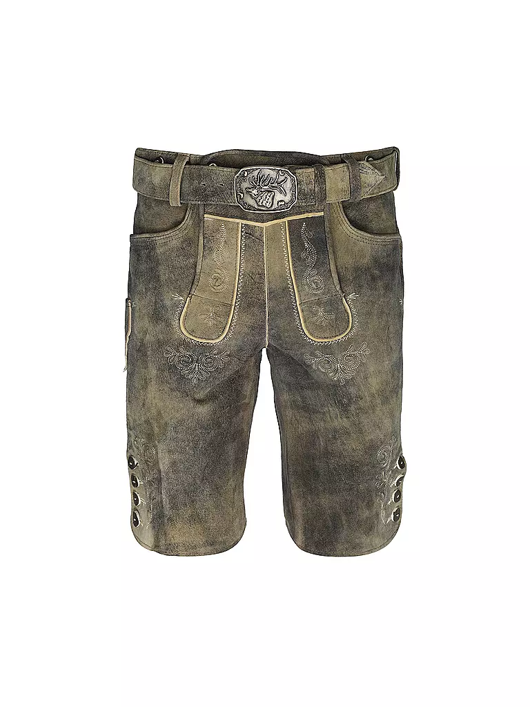 BECKERT Lederhose Kaiserau hellbraun