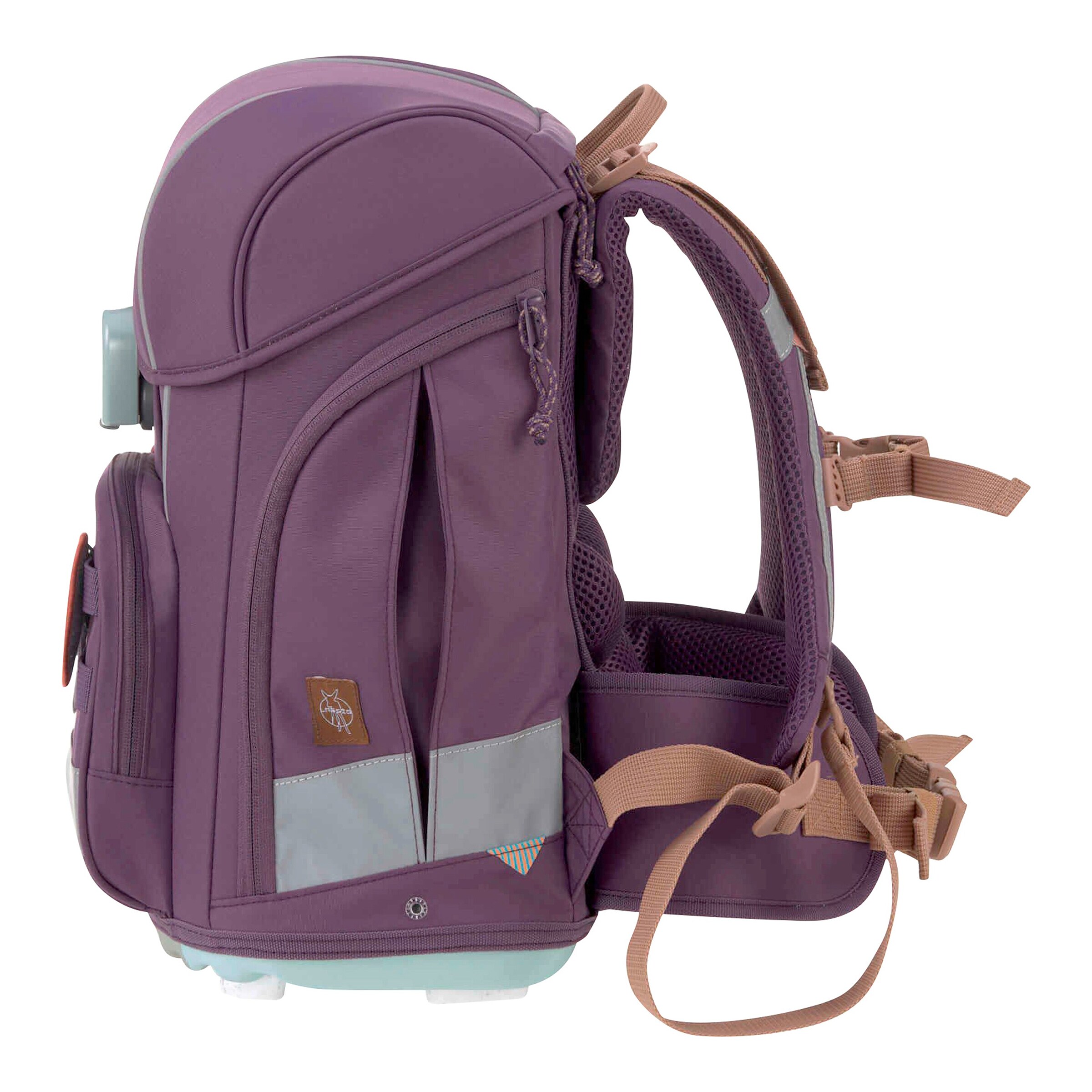 Lässig Schulranzen-Set Boxy Unique 7-tlg. purple