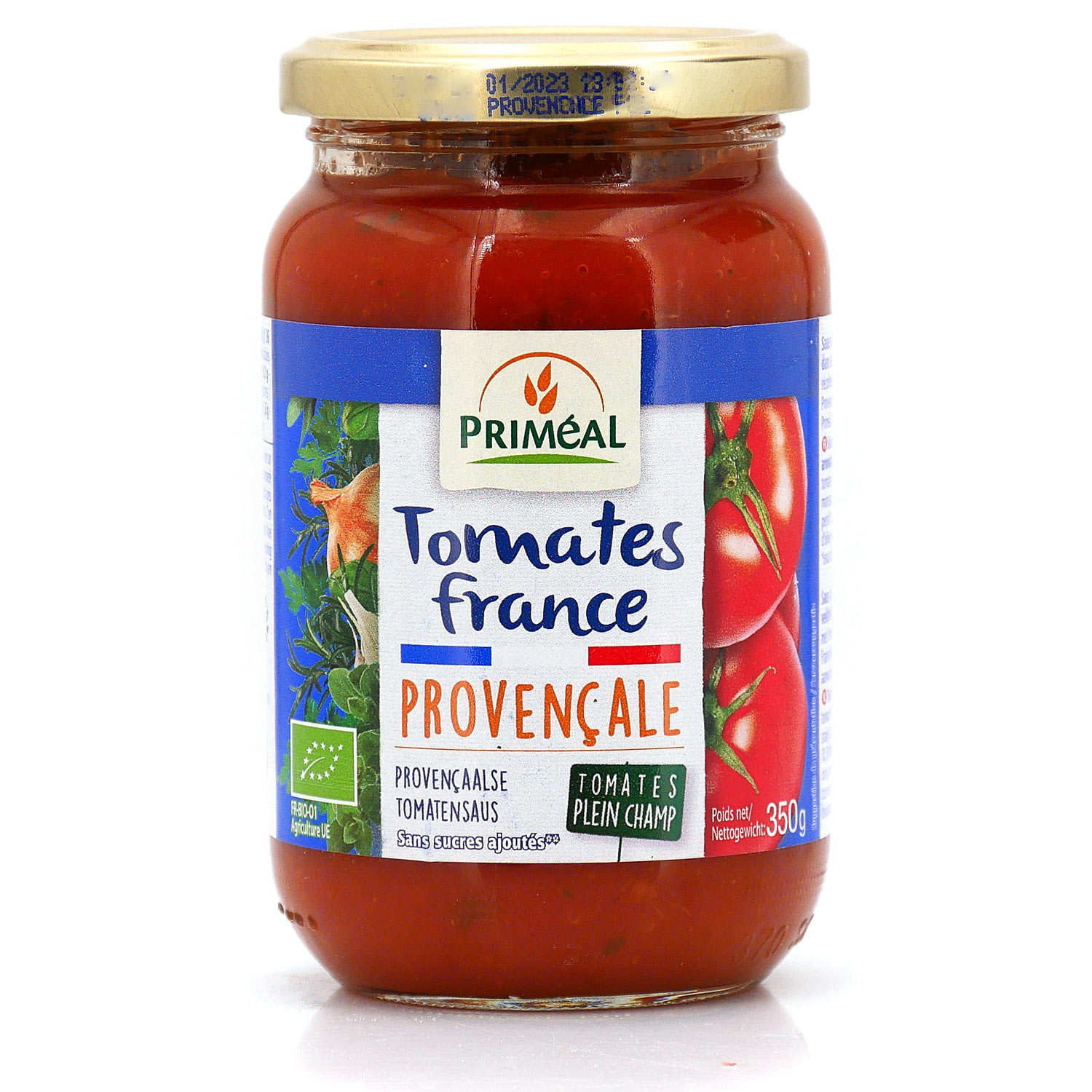 Sauce tomates de France bio à la provençale