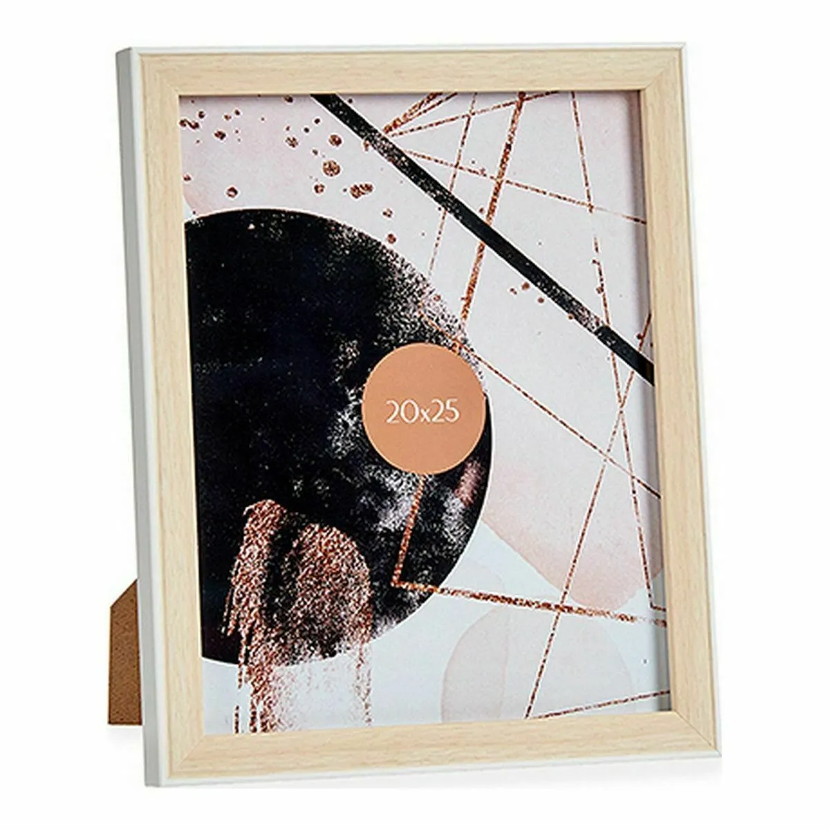 Gift Decor Cadre Photo Marron Blanc 6 Unités