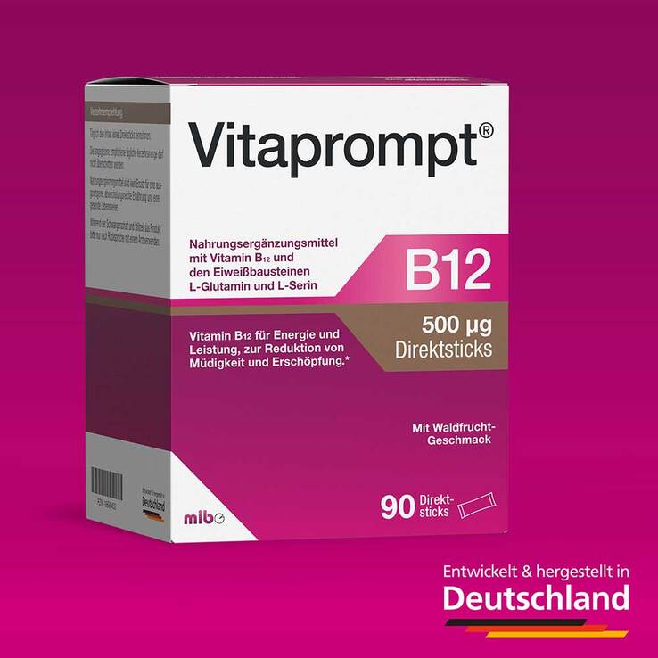 Vitaprompt B12 500 µg Direktsticks, 90 St