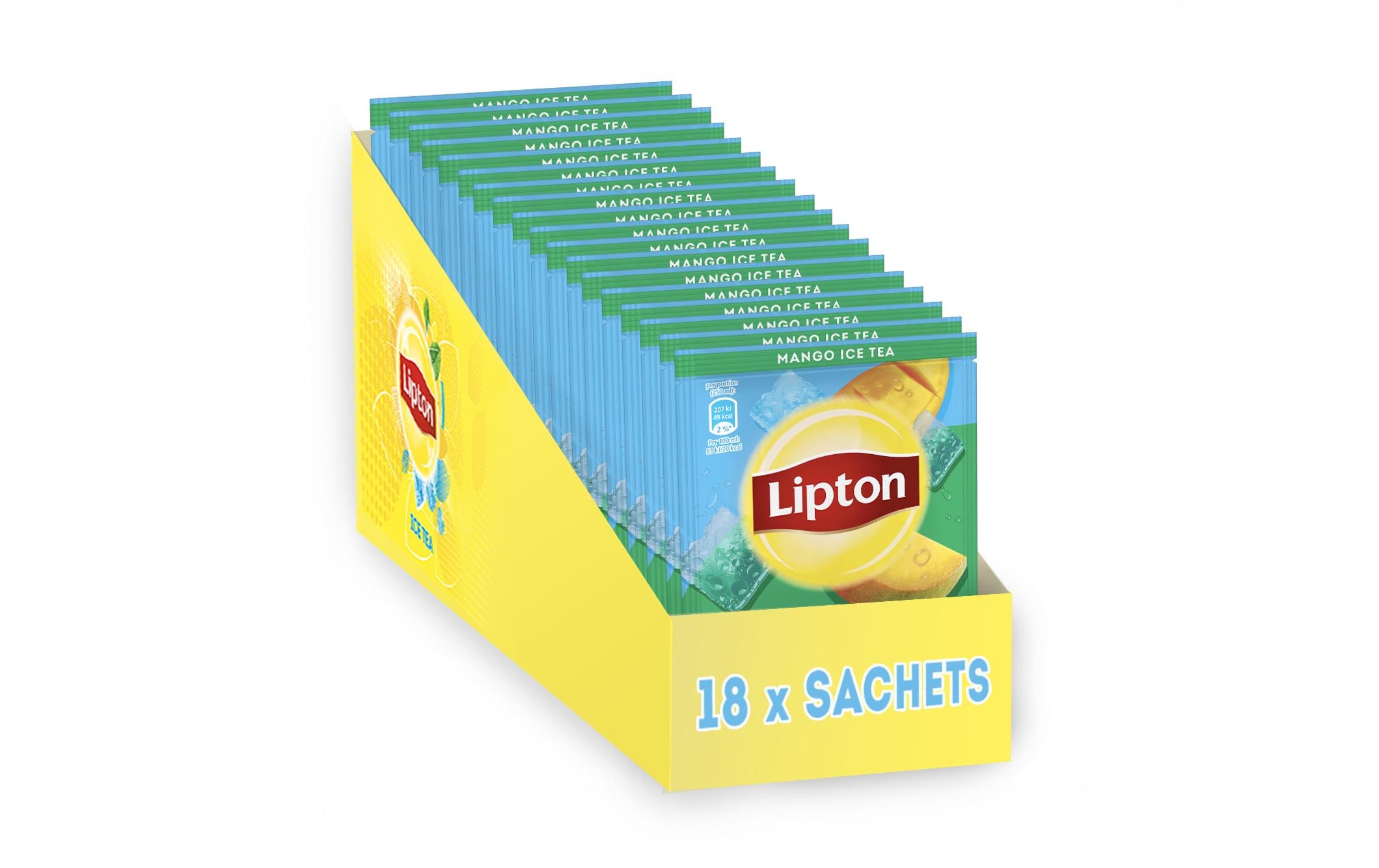 Eistee Pulver Mango 18 x 52 gEisteepulver in praktischen Portionsbeuteln