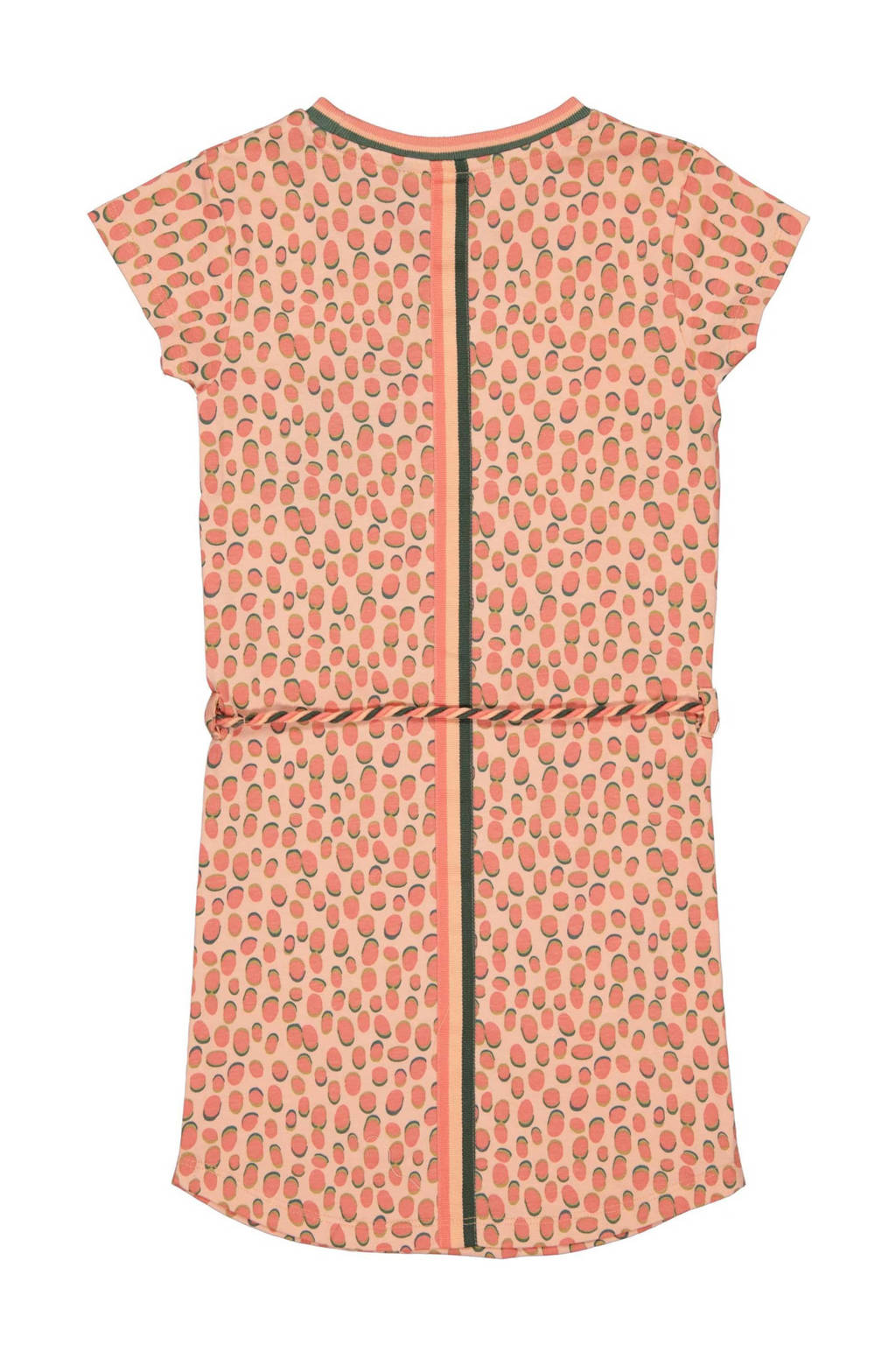 Quapi jurk BABET met all over print rood/roze/groen